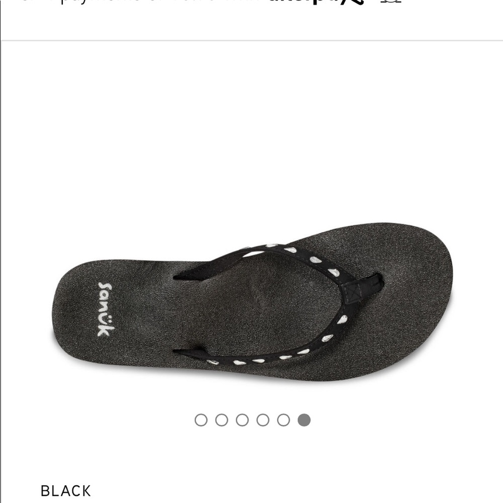 Sanuk Yoga Joy Bling flip-flops - black SUPER COMFORTABLE